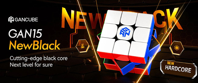 Gan15 NewBlack 3x3x3 Speed Cube